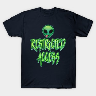 Restricted Access - Alien Emoji T-Shirt